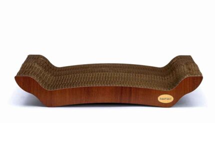 Rascador De Madera Para Gatos Estilo Divan Doble